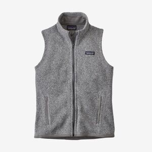 Women's Better Sweater® Fleece Vest in Birch White Size L